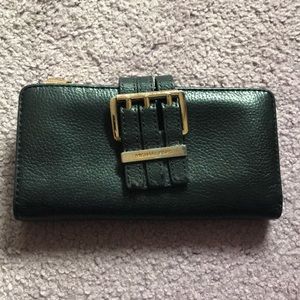 Black and gold Michael Kors leather wallet